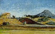 Paul Cezanne Der Bahndurchstich France oil painting artist